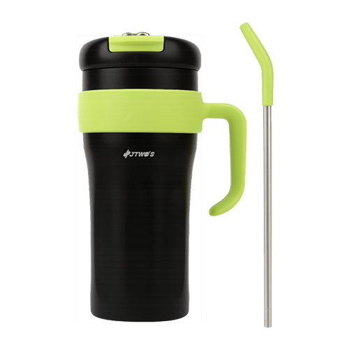 킹듀얼 하트 진공텀블러 1,100ml (블랙, 그린)